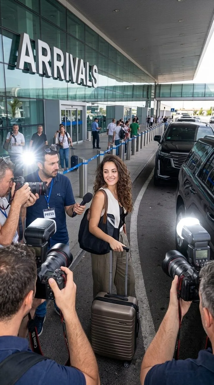 Paparazzi AI Airport Celebrity Arrival example result